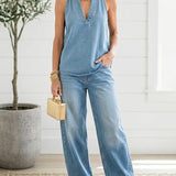 Ivy™ | Ensemble deux pièces denim vintage