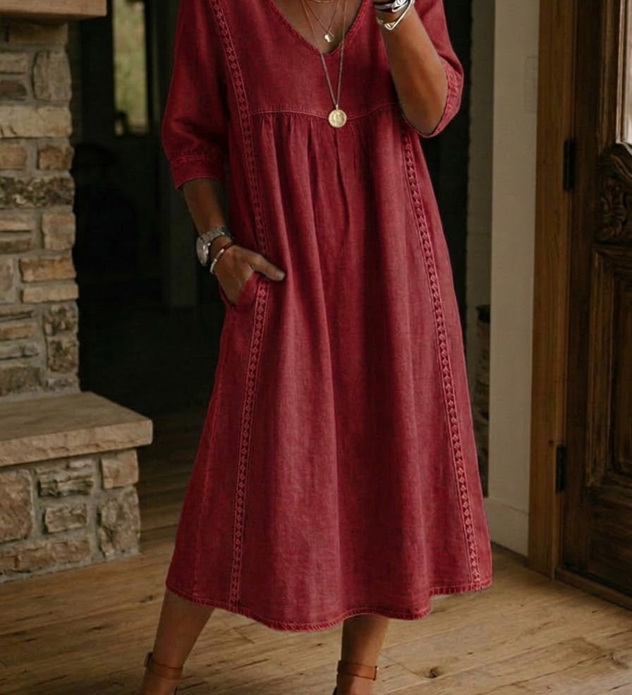Aurélie - Robe Midi Aérée