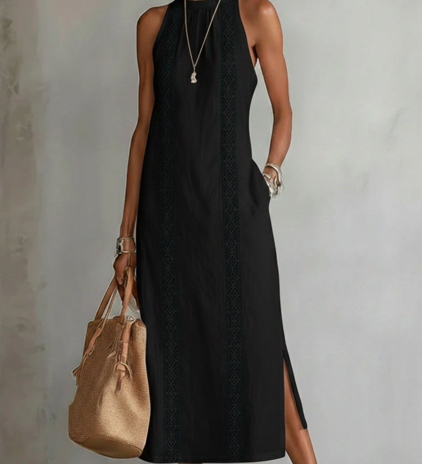 Marcelline™ — Robe midi minimaliste à élégance naturelle