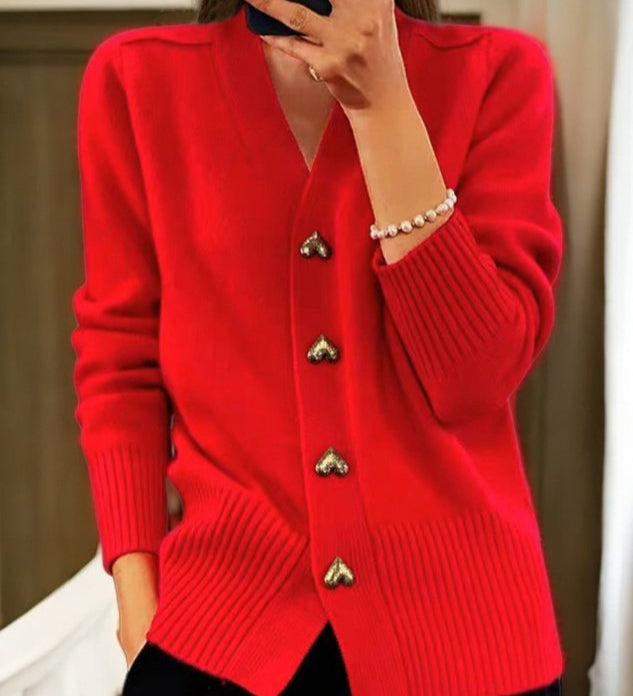 Dina - Cardigan Élégant Romantique